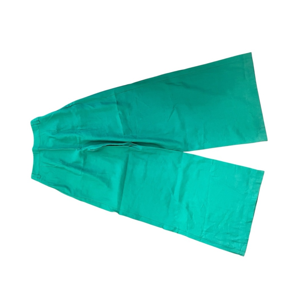 SNDYS. Alexa Pants Green Wide Leg Trousers New With Tags - Picture 10 of 13